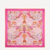 Liberty Scarves^Peacock Fiesta 140x140 Silk Scarf