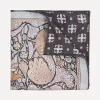 Liberty Pocket Squares^Peacock Garden Silk Pocket Square