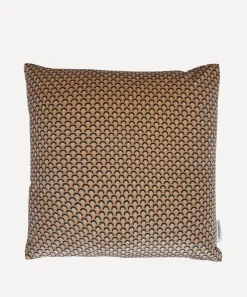 Liberty Cushions^Peacock Square Velvet Cushion