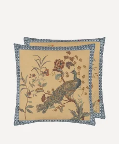 John Derian Cushions^Peacock Toile Cushion