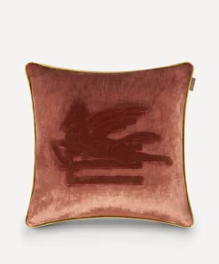Etro Cushions|Living Room^Pegaso Embroidered Cushion and Cord