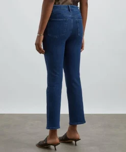 Frame Jeans^Pencil High-Rise Slim Jeans in Loner