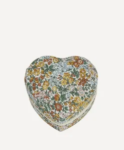 Bon Dep Storage^Penstemon Road Tana Lawn™ Cotton Heart Jewellery Box
