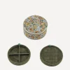 Bon Dep Storage^Penstemon Road Tana Lawn™ Cotton Round Jewellery Box
