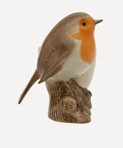 Quail Tableware^Perched Robin Egg Cup