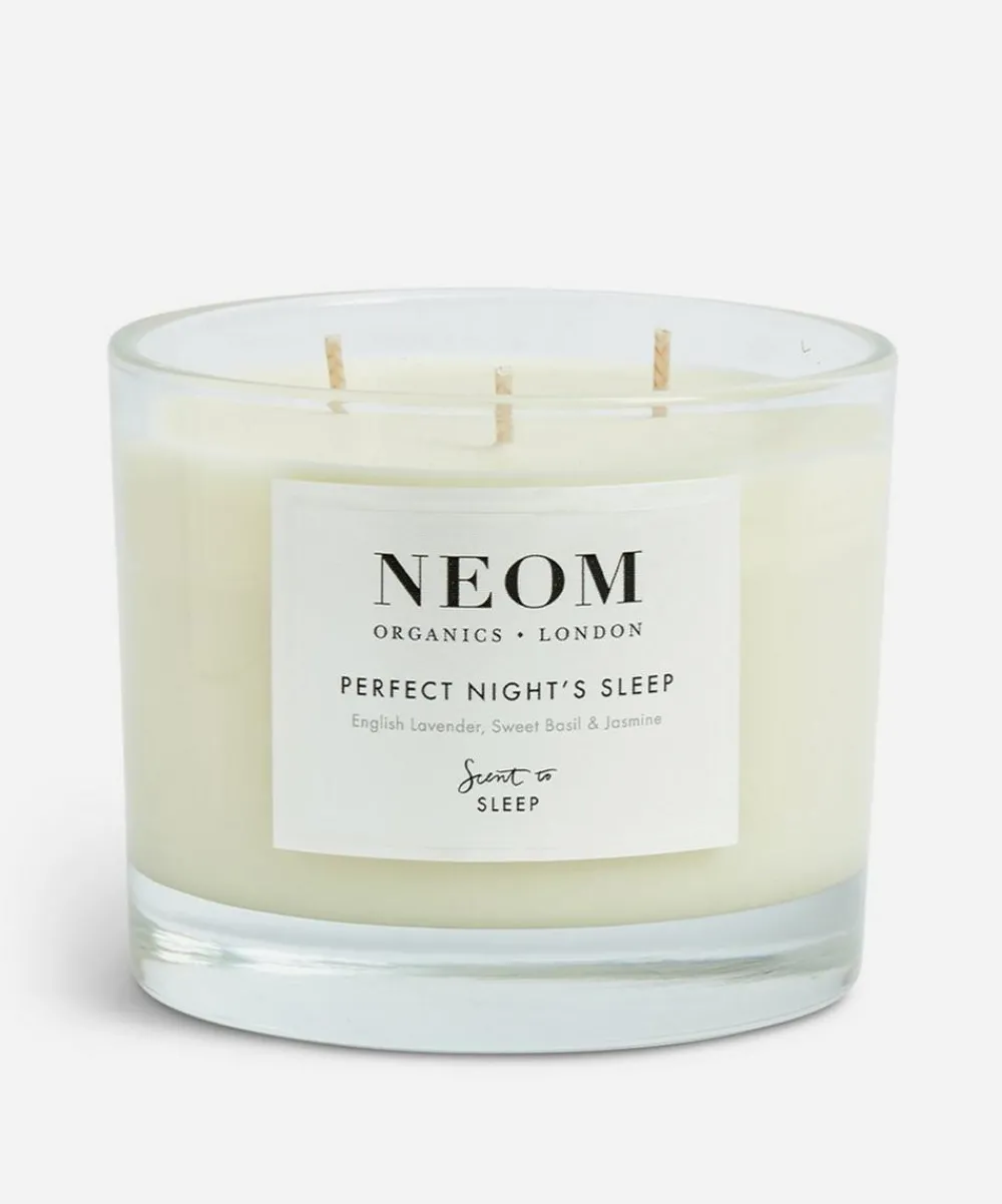 NEOM Wellbeing London Candles & Candle Holders|Wellness^Perfect Night's Sleep Three-Wick Scented Candle 420g