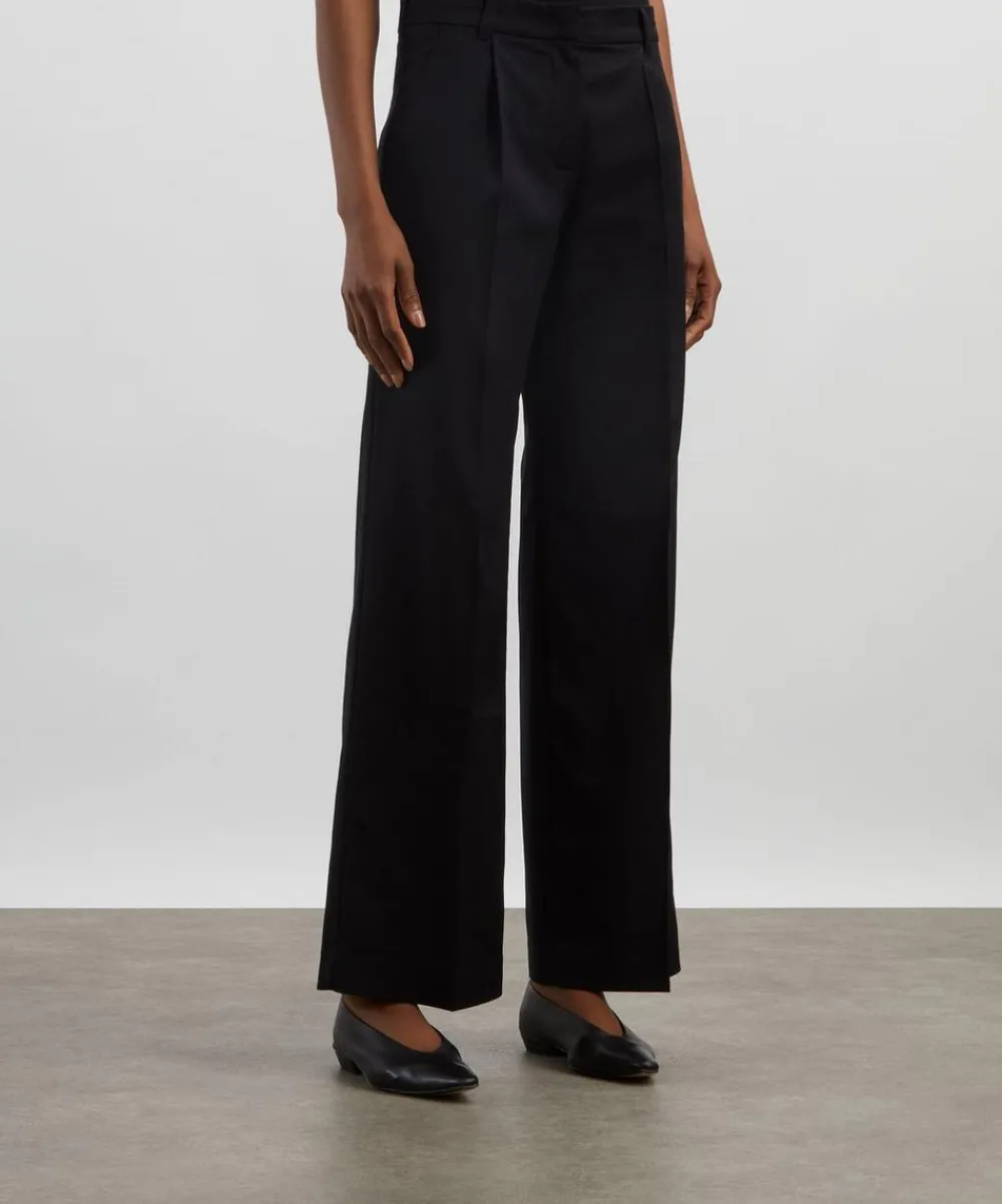 AKYN Trousers & Shorts^Perla Black Trousers