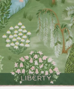 Liberty Scarves^Persian Gardens 90x90 Silk Scarf