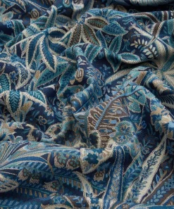 Liberty Interiors Furnishing Fabrics^Persian Voyage Amersham Linen-Blend in Lapis