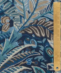 Liberty Interiors Furnishing Fabrics^Persian Voyage Amersham Linen-Blend in Lapis