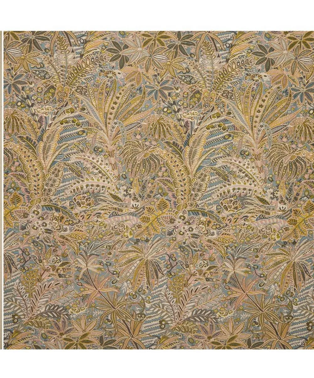 Liberty Interiors Furnishing Fabrics^Persian Voyage Jacquard Gatton in Pewter – Outdoor