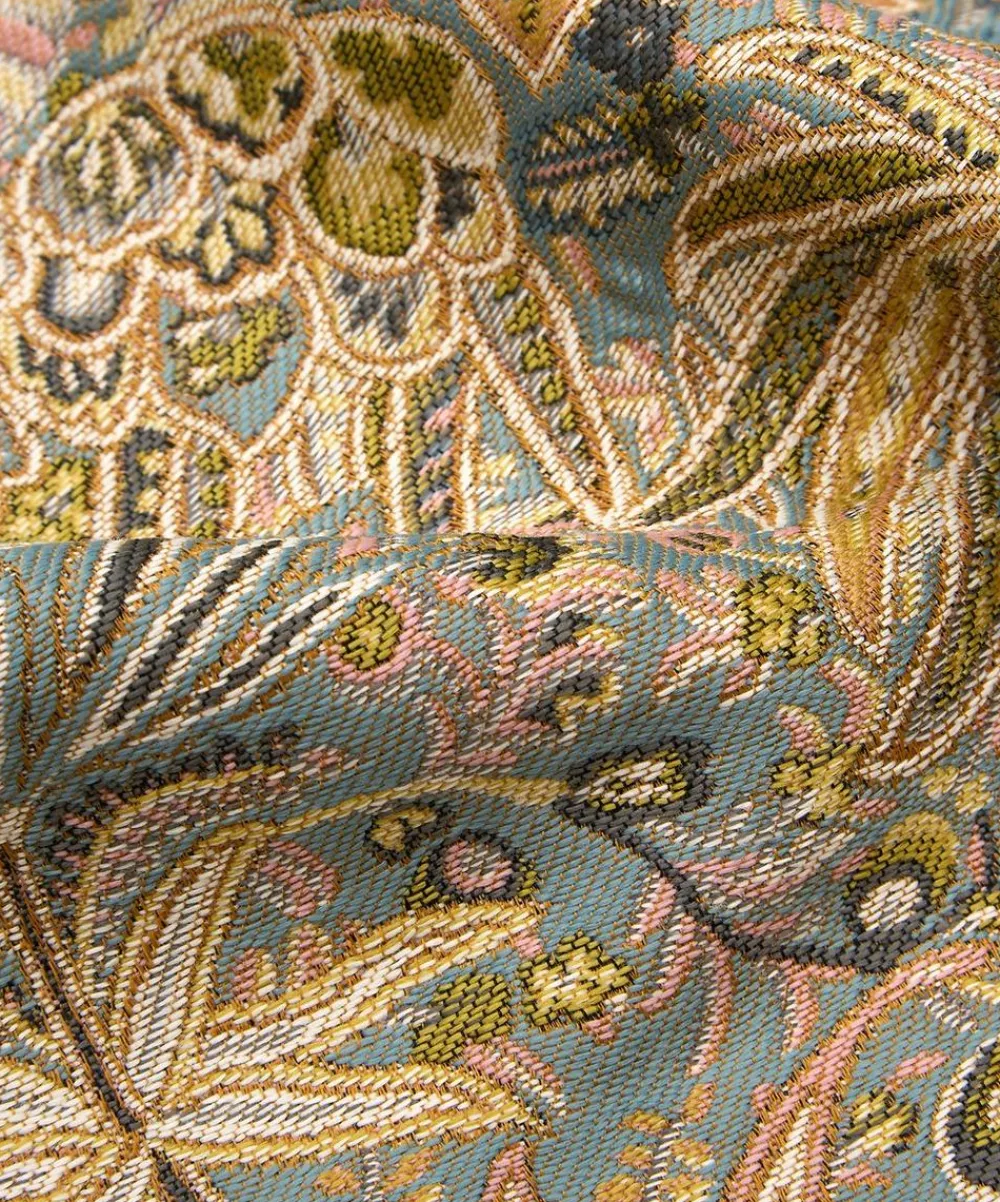 Liberty Interiors Furnishing Fabrics^Persian Voyage Jacquard Gatton in Pewter – Outdoor