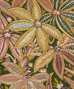 Liberty Interiors Furnishing Fabrics^Persian Voyage Jacquard Gatton in Lacquer – Outdoor