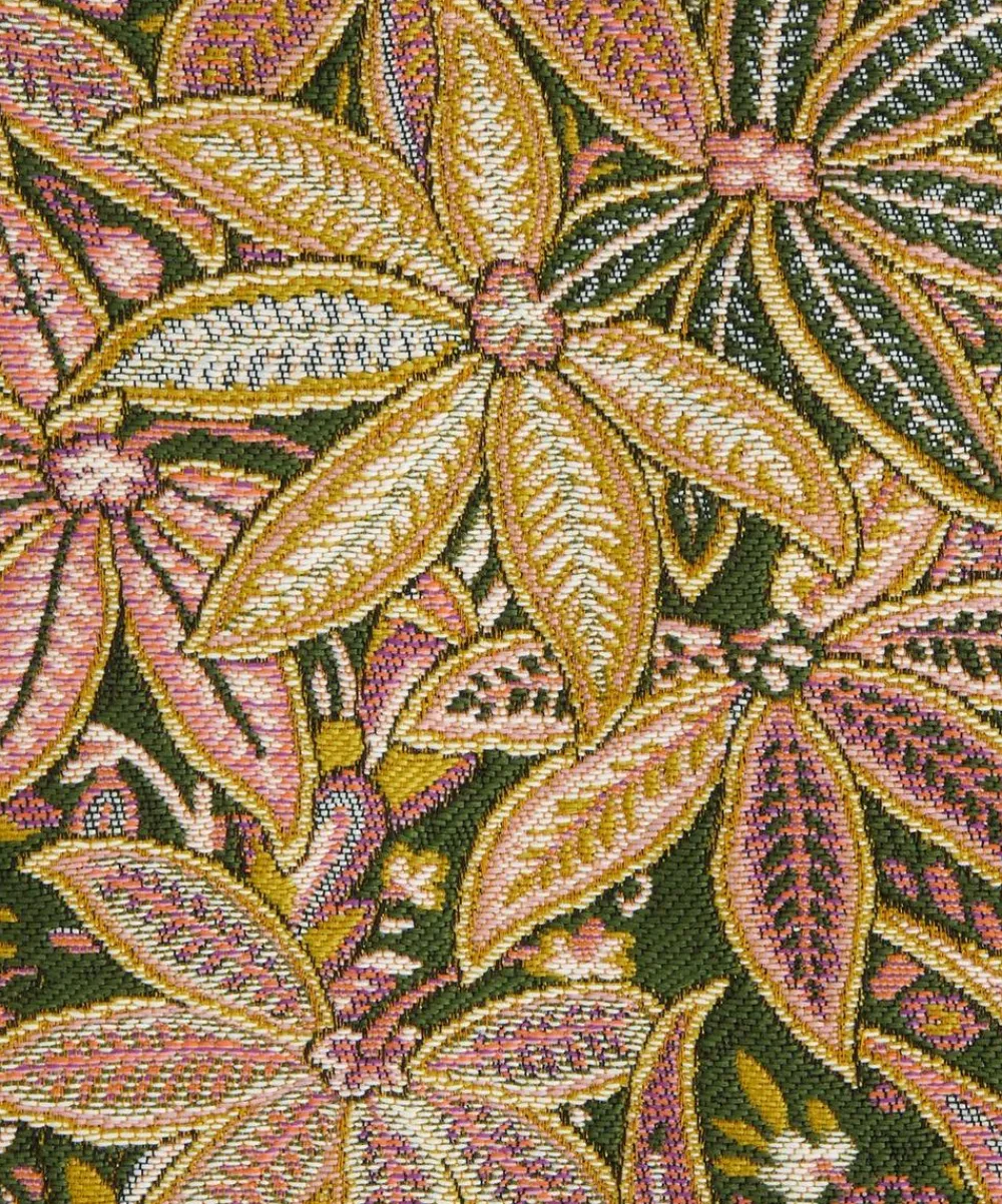 Liberty Interiors Furnishing Fabrics^Persian Voyage Jacquard Gatton in Lacquer – Outdoor