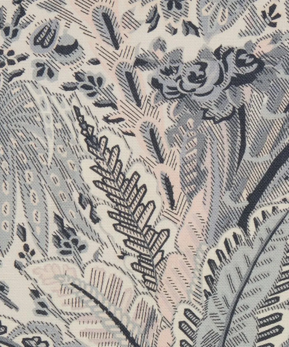 Liberty Interiors Furnishing Fabrics^Persian Voyage Landsdowne Linen in Pewter