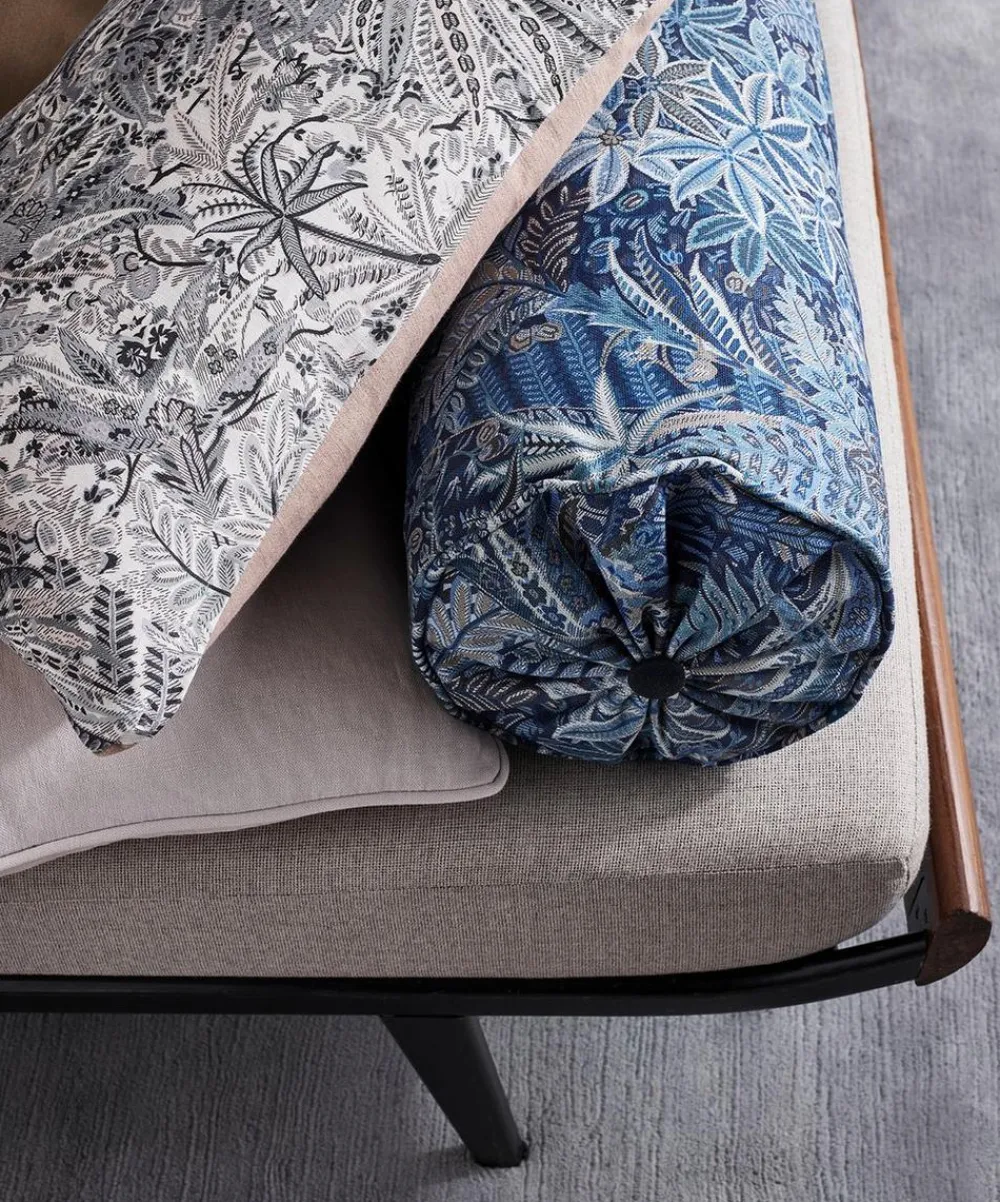 Liberty Interiors Furnishing Fabrics^Persian Voyage Landsdowne Linen in Pewter