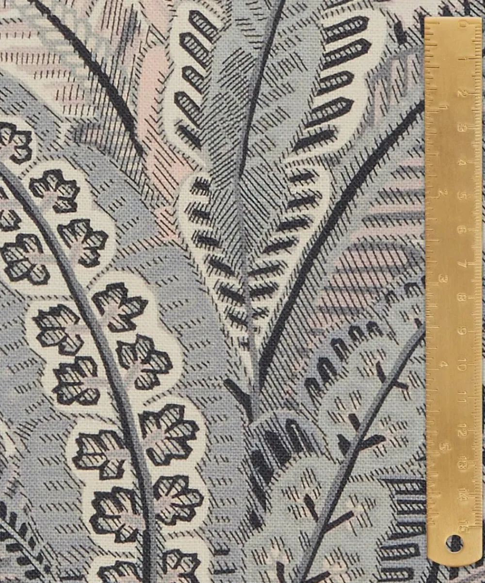 Liberty Interiors Furnishing Fabrics^Persian Voyage Landsdowne Linen in Pewter