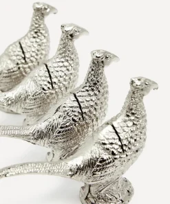 Culinary Concepts Tableware^Pheasant Place Card Holder Set of Four