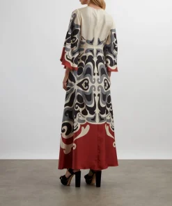 La DoubleJ Dresses^Phoenix Placée Ivory Sorella Long Silk Dress