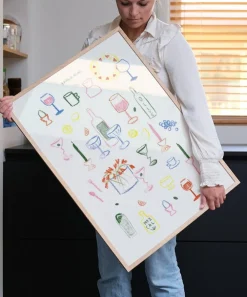 PSTR Studio Wall Art^Phthalo Ruth Dinnerware Framed Print