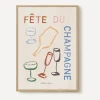PSTR Studio Wall Art^Phthalo Ruth Fête du Champagne Framed Print
