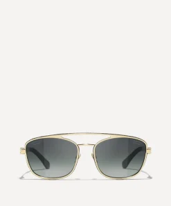CHANEL Sunglasses & Glasses^Pilot Sunglasses