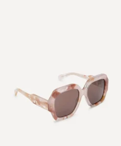 Chloé Sunglasses & Glasses^Pink Rectangular Sunglasses