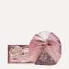 Slip Hair Styling^Pink Silk Hair Turban