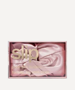 Slip Hair Styling^Pink Silk Hair Turban