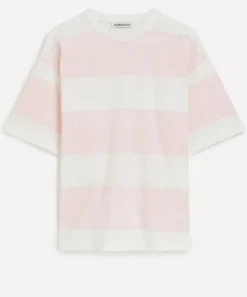 YMC Tops^Pink Triple Stripe T-Shirt