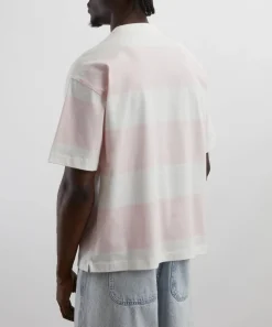 YMC Tops^Pink Triple Stripe T-Shirt