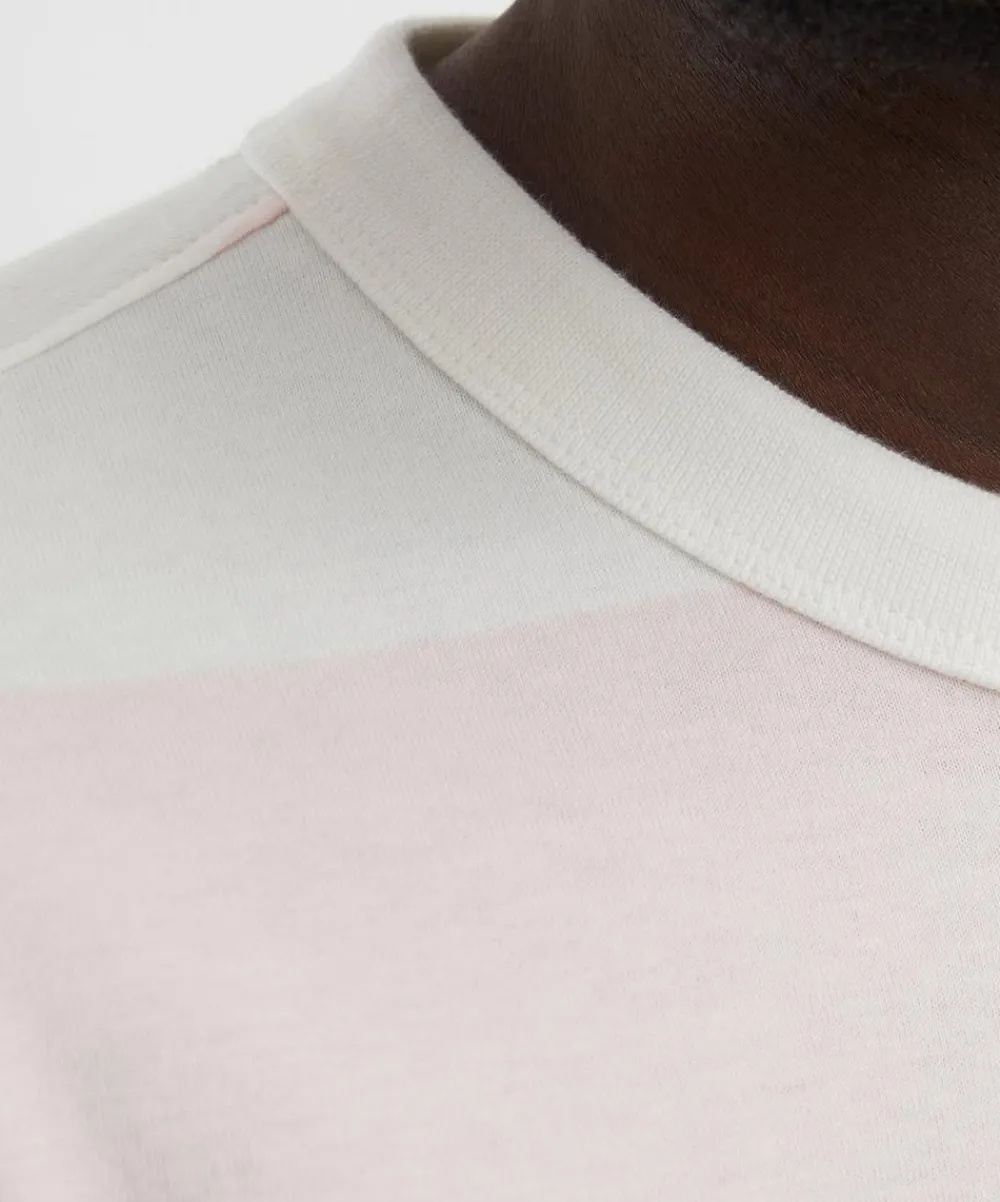 YMC Tops^Pink Triple Stripe T-Shirt
