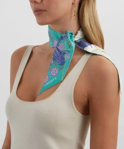 Liberty Scarves^Pisces 5X88 Ribbonette Silk Scarf