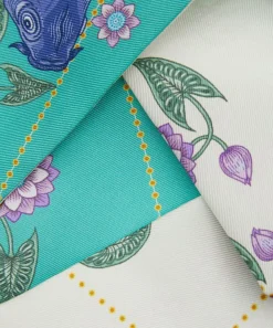 Liberty Scarves^Pisces 5X88 Ribbonette Silk Scarf