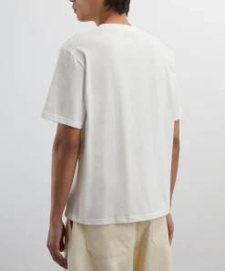 Studio Nicholson Tops^Piu Optic White Oversized T-Shirt
