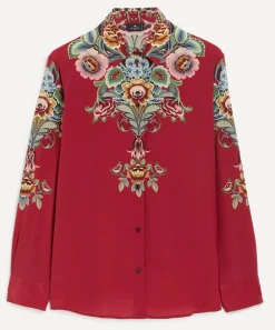 Etro Tops^Placed Floral Silk Shirt