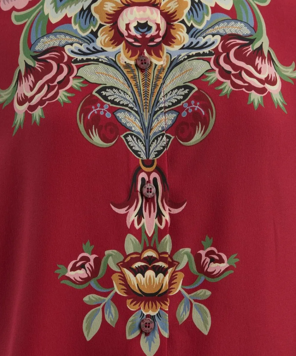 Etro Tops^Placed Floral Silk Shirt