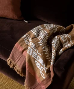 Caravane Throws|Bedroom^Plaid Dhara Blanket