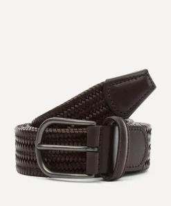 Anderson's Belts^Plain Leather Woven Belt
