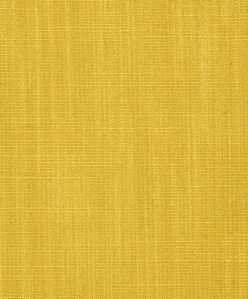 Liberty Interiors Furnishing Fabrics^Plain Lustre Linen in Fennel