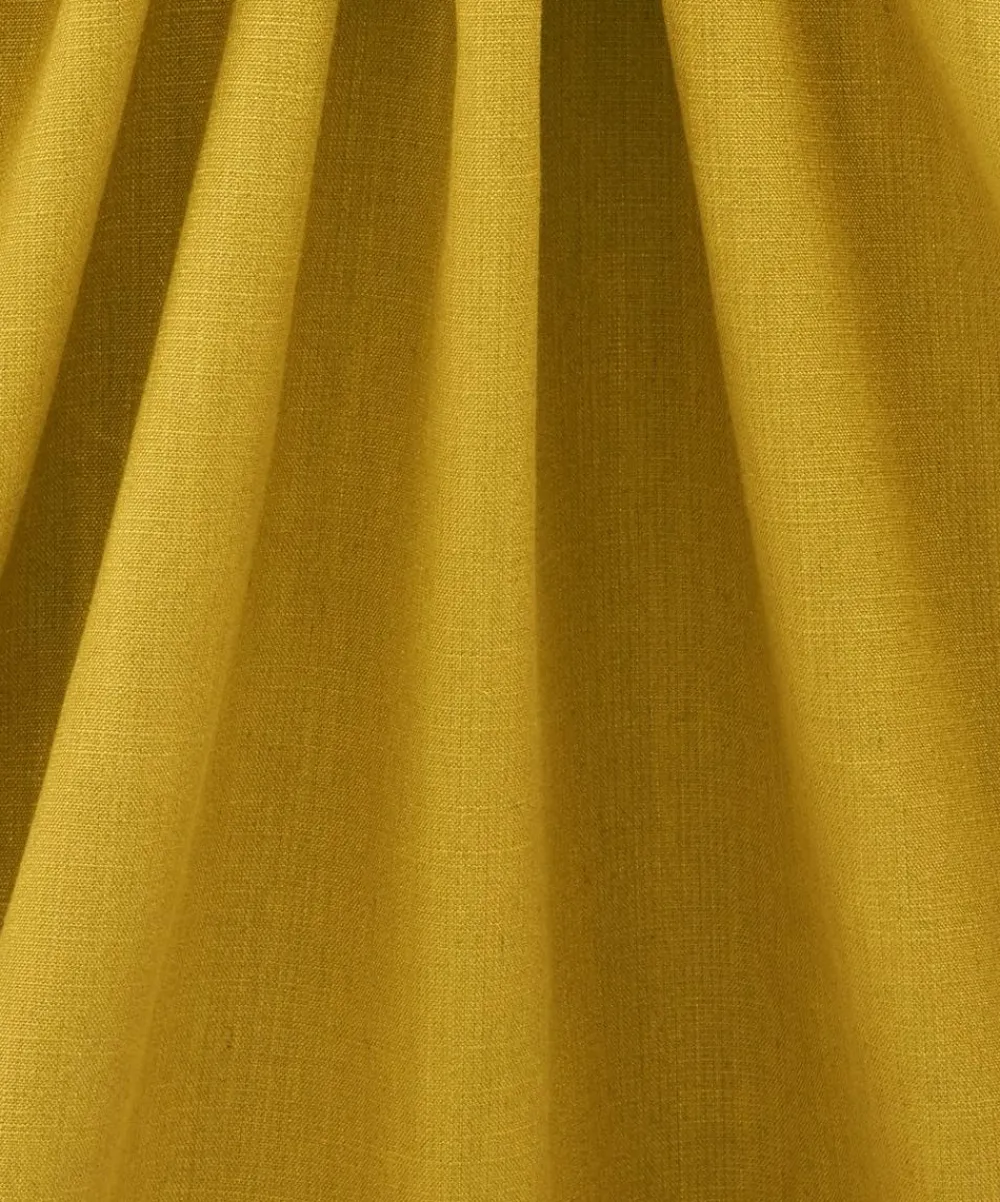 Liberty Interiors Furnishing Fabrics^Plain Lustre Linen in Fennel