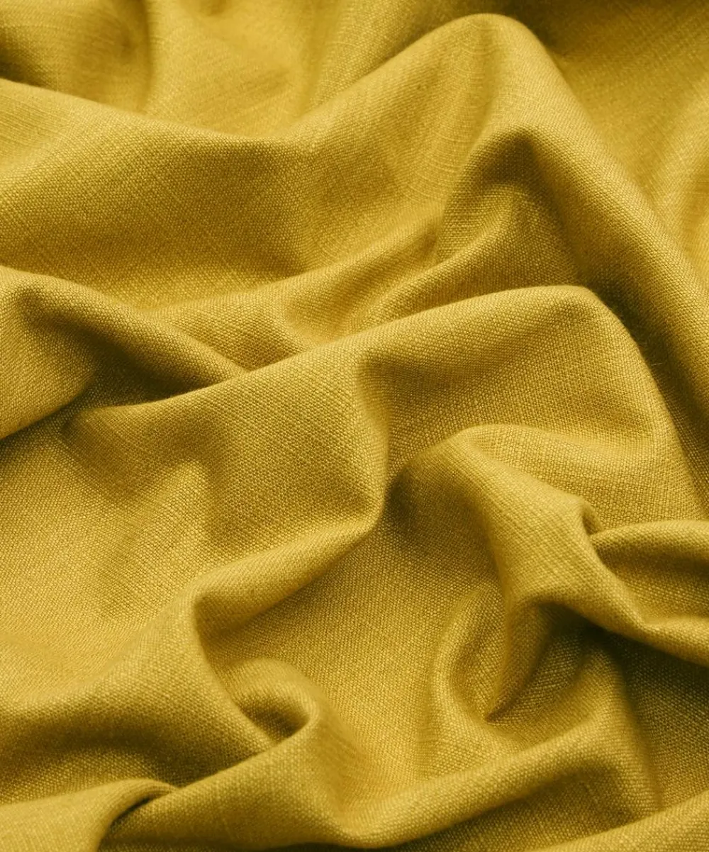Liberty Interiors Furnishing Fabrics^Plain Lustre Linen in Fennel