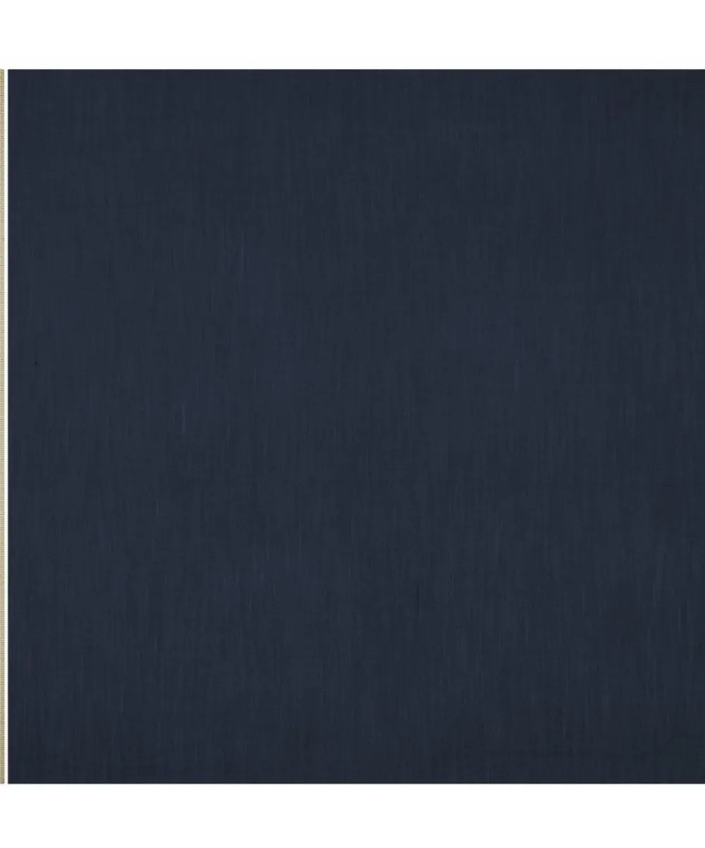 Liberty Interiors Furnishing Fabrics^Plain Lustre Linen in Ink
