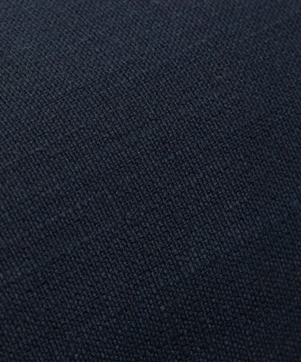 Liberty Interiors Furnishing Fabrics^Plain Lustre Linen in Ink