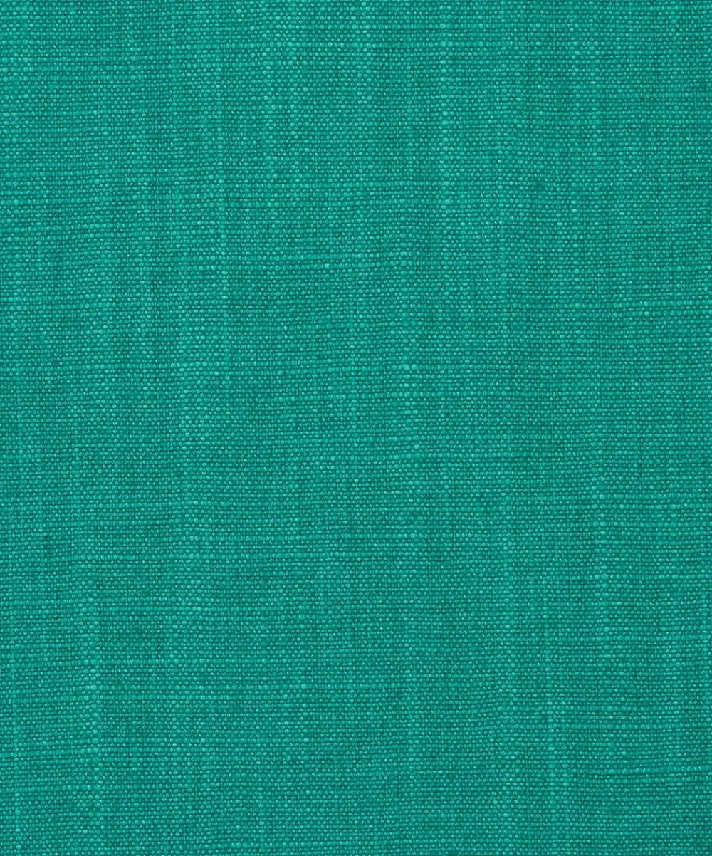 Liberty Interiors Furnishing Fabrics^Plain Lustre Linen in Jade