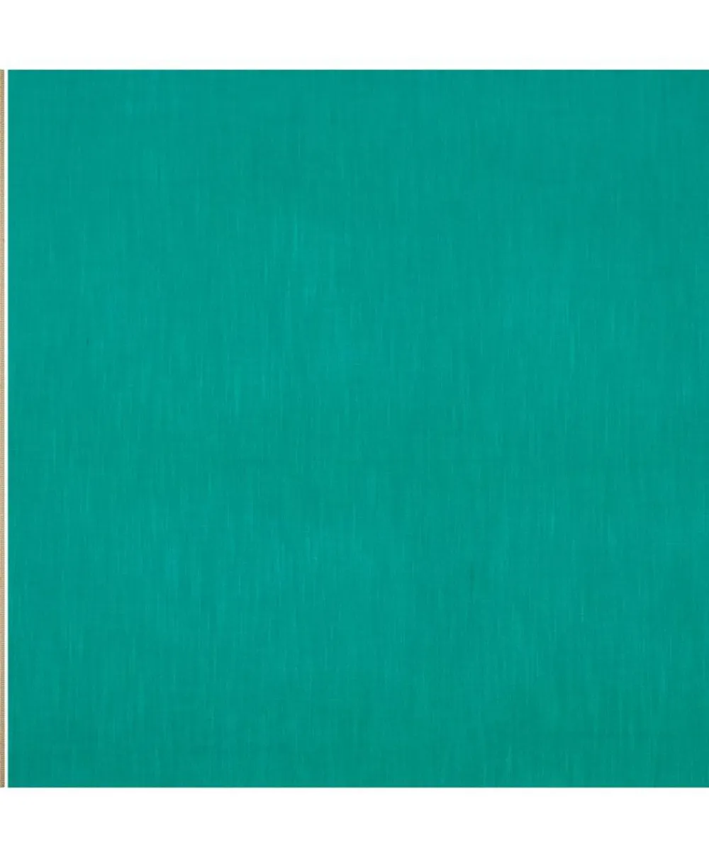 Liberty Interiors Furnishing Fabrics^Plain Lustre Linen in Jade