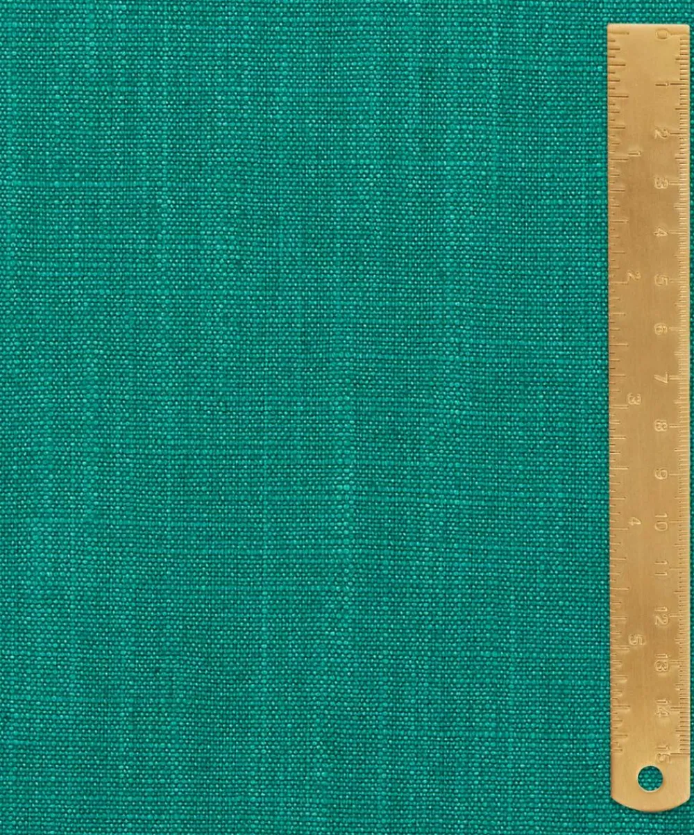Liberty Interiors Furnishing Fabrics^Plain Lustre Linen in Jade