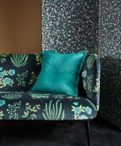 Liberty Interiors Furnishing Fabrics^Plain Lustre Linen in Salvia