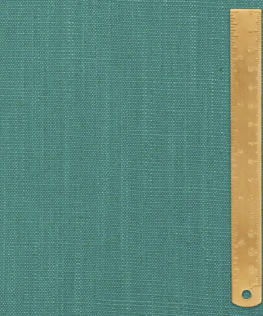 Liberty Interiors Furnishing Fabrics^Plain Lustre Linen in Salvia