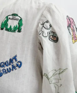 ALÉMAIS Dresses^Play Embroidered Shirt Dress